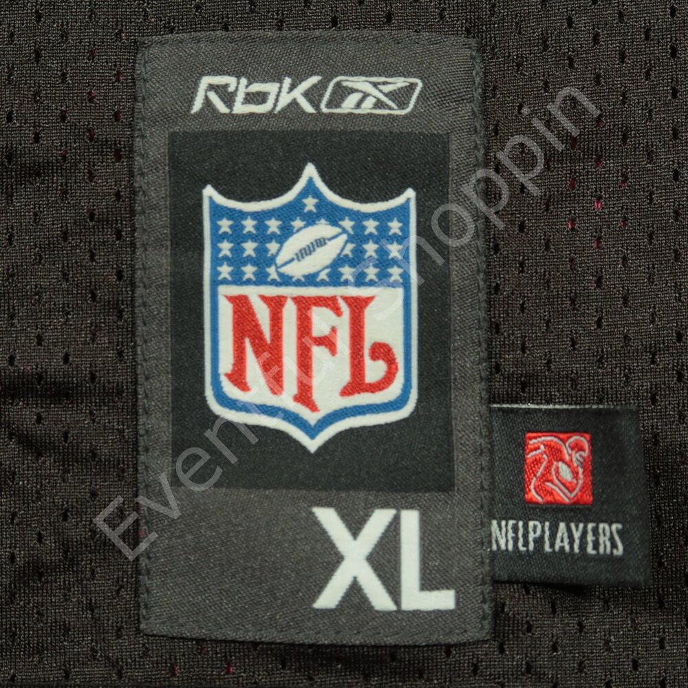 Vintage Reebok Atlanta Falcons Jersey Mens XL Black Keith Brooking 56 Mesh - Picture 10 of 10